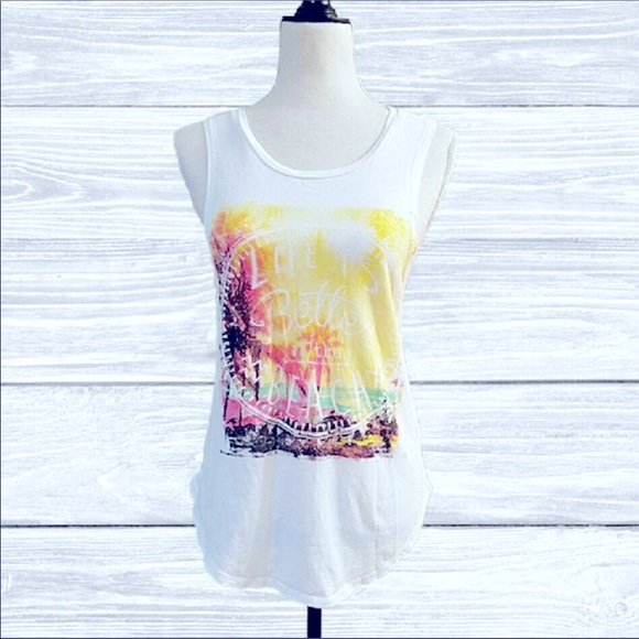 one clothing Tops - "Life is better on the beach" graphic tank